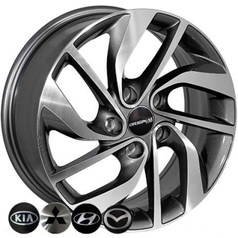 ZF FR783 W6.5 R16 PCD5x114.3 ET45 DIA67.1 GMF